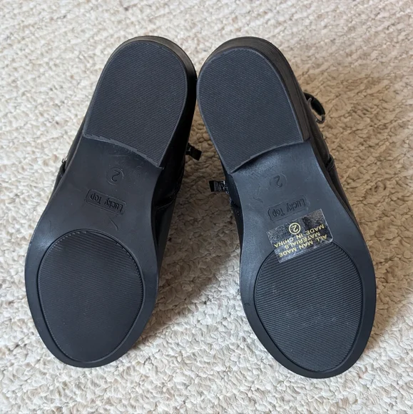 Black heeled ankle boots - Picture 4 of 6